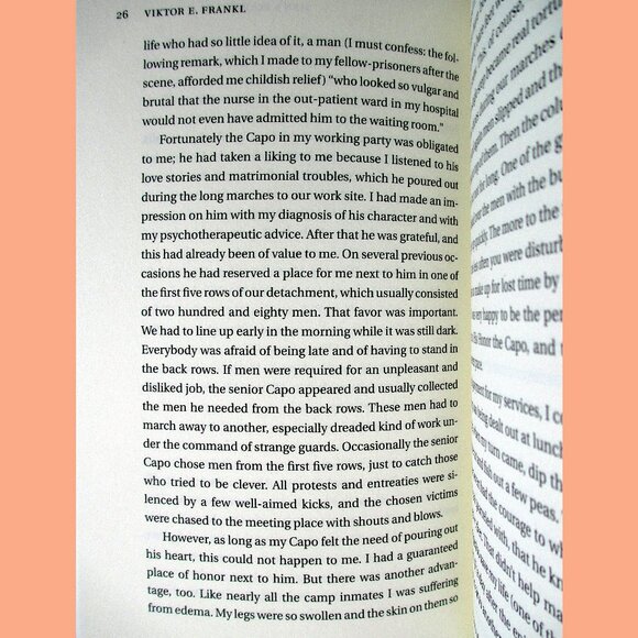 Book: Man's Search for Meaning, by Viktor E. Frankl - Picture 9 of 14